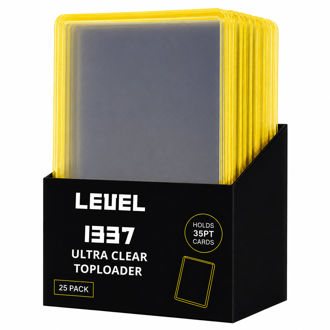 Yellow Border 3" x 4" Toploader (25st)