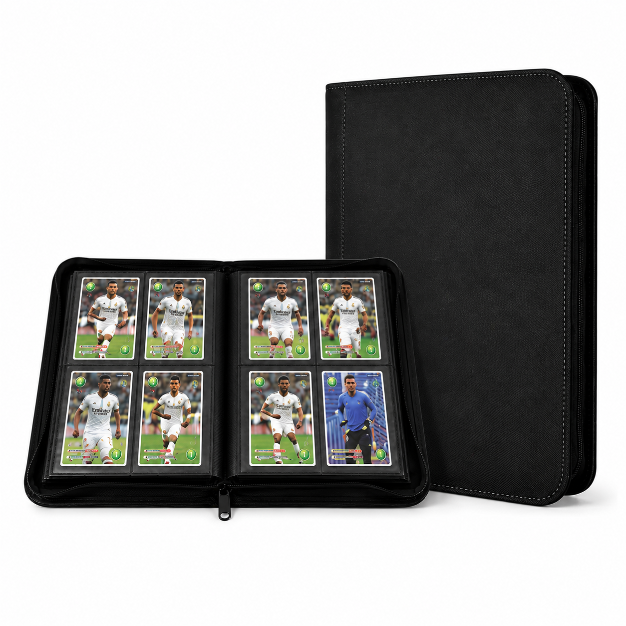 Collector Toploader Binder – 4 Pocket (128 Kort) (Svart)