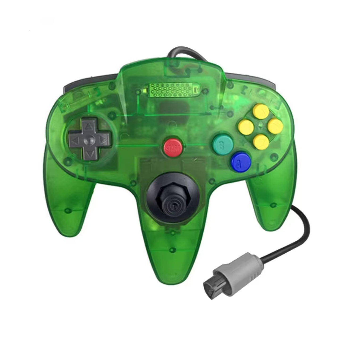 Nintendo 64 Kontroll Tredjepart Transparent Grön