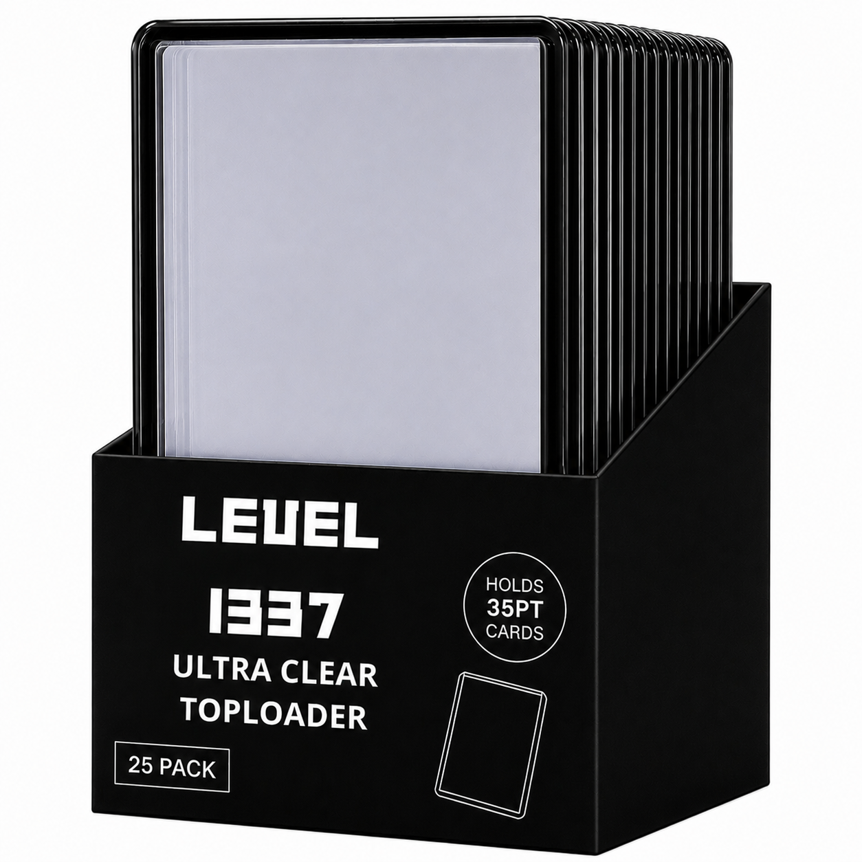 Black Border 3" x 4" Toploader (25st)
