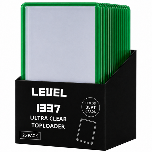 Green Border 3" x 4" Toploader (25st)
