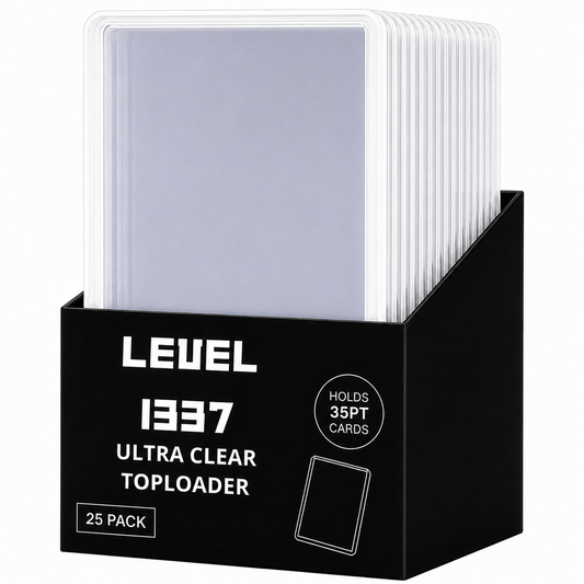 White Border 3" x 4" Toploader (25st)