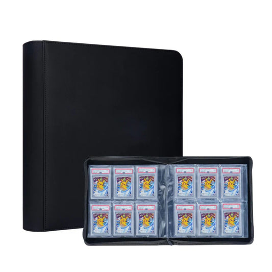 Collector PSA Graded Card Binder – 6 Pocket (60 Kort) (Svart)