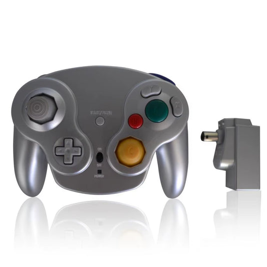 GameCube WaveBird Trådlös Kontroll Tredjepart Silver