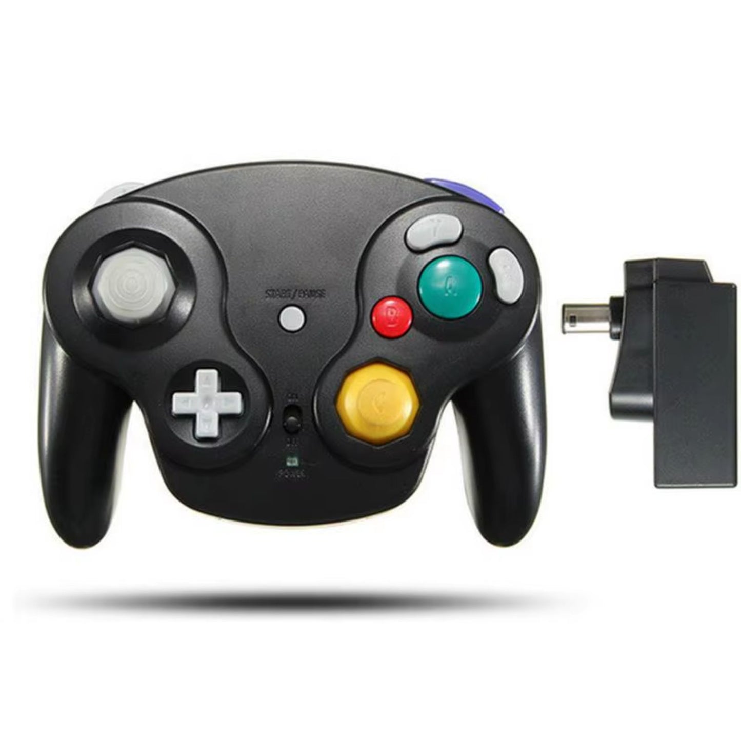 GameCube WaveBird Trådlös Kontroll Tredjepart Svart