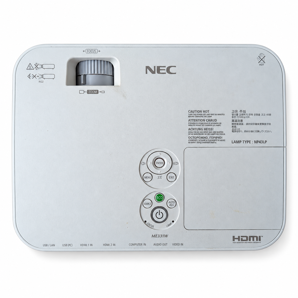 NEC ME331W projektor (begagnad)