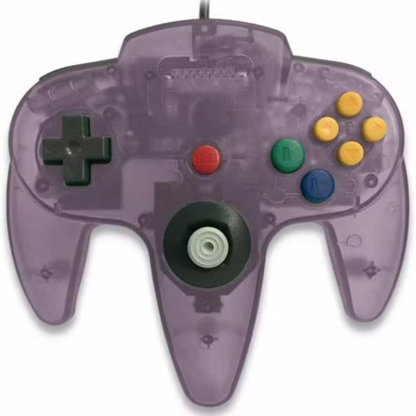 Nintendo 64 Kontroll Original Transparent Lila (Begagnad)
