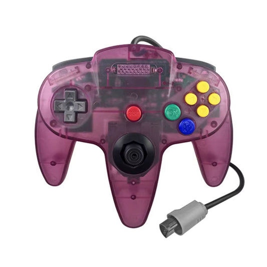 Nintendo 64 Kontroll Tredjepart Transparent Lila