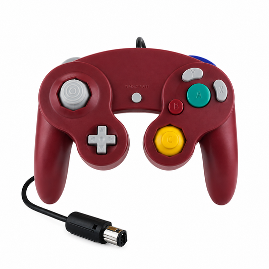 GameCube Kontroll Tredjepart Röd